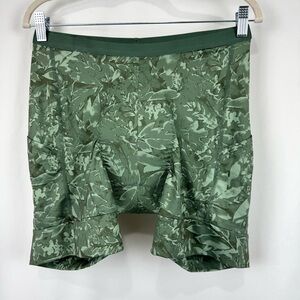 REI Green Camouflage Bike Shorts